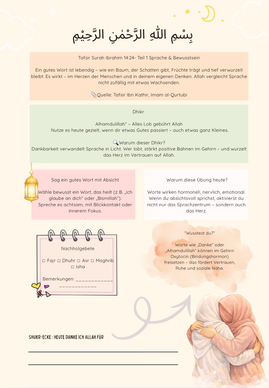 Ramadan Planer 1447 / 2026